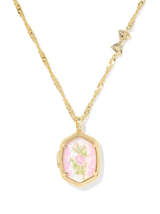 Kendra Scott Jewelry - Kendra Scott x LoveShackFancy Daphne Gold Locket Necklace